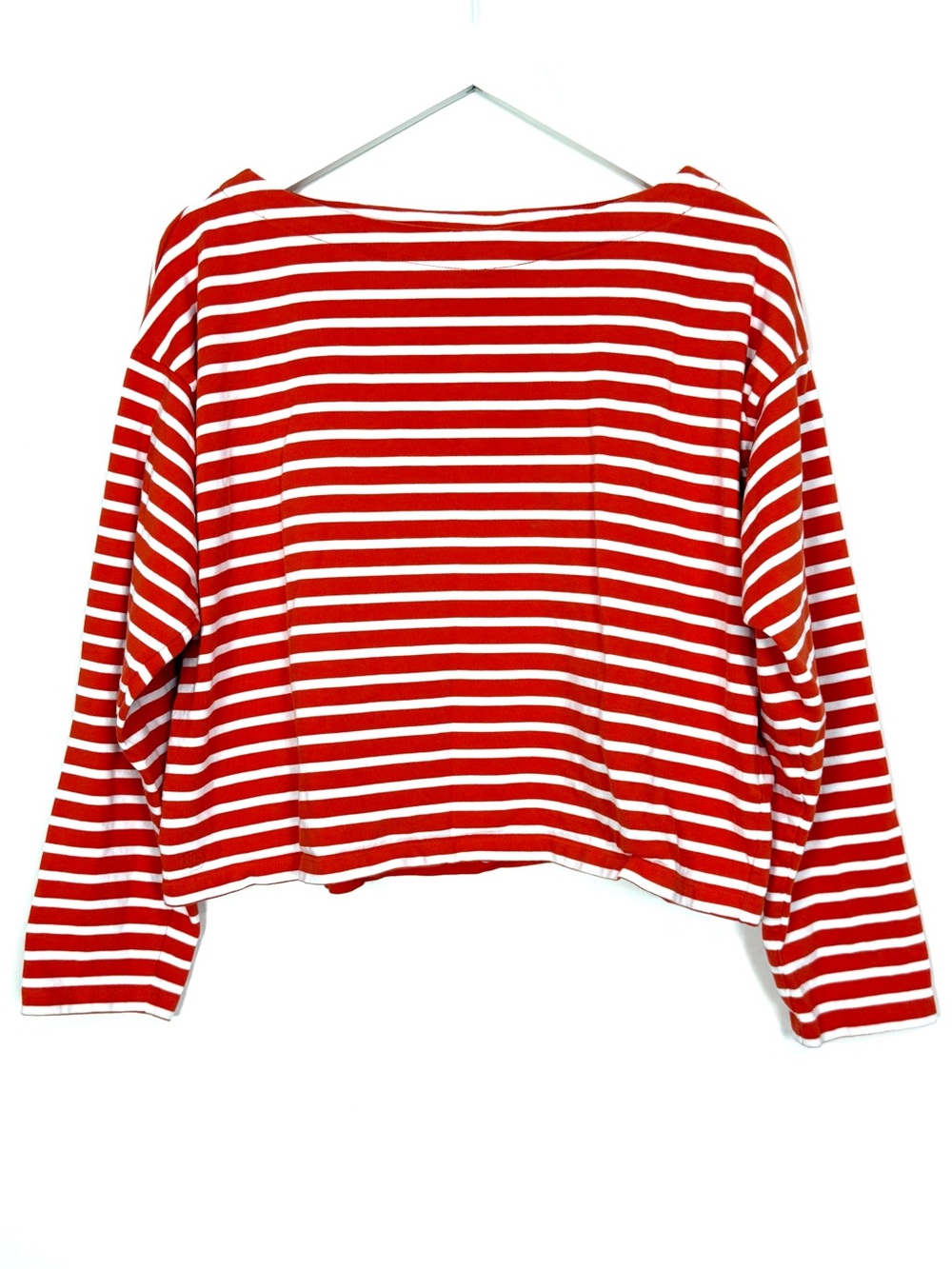 Lauren Ralph Lauren Striped Cotton Jersey Boatneck Top - Picture 2 of 5